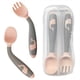 thumbnail image 4 of Twisted Forks And Spoons With Boxes, Heat-resistant, BPA-free Baby Products Set, With A Travel Safe Box - Easy To Grip And Bend, Suitable For Infant Feeding And Training, 4 of 4