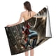 thumbnail image 4 of Miles Morales Toalla de playa de secado rápido con diseño temático, regalo para mujeres y niñas, ideal para cumpleaños, fans, amantes de la música, uso en la playa o al aire libre, 78 × 180 cm, 4 of 6