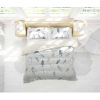 Milsleep - 3D Shark Cartoon Funda De Edredón Juego De Ropa De Cama Fundas De Almohada 26