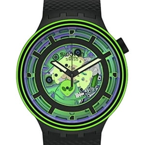Reloj Swatch Unisex Come In Peace! Sb01B125 Verde 47Mm