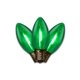 thumbnail image 2 of Bombillas LED de filamento C9, luces navideñas brillantes, color verde, paquete de 25, 2 of 3