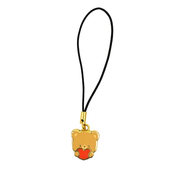 Charm para Celular Milkmochabear Corazón Mocha 10 cm de Largo