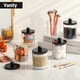 thumbnail image 5 of Set dispensador Qtip Holder AOZITA, acrílico, 350 ml y 300 ml, 4 unidades, 5 of 9