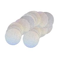 Magideal - 100 Botones De Película Protectora De Lámina Redonda Resistente A Arañazos, Suministros Para Manualidades De 7 Cm Para Recuerdos, Regalos De Artesanos Estilo C