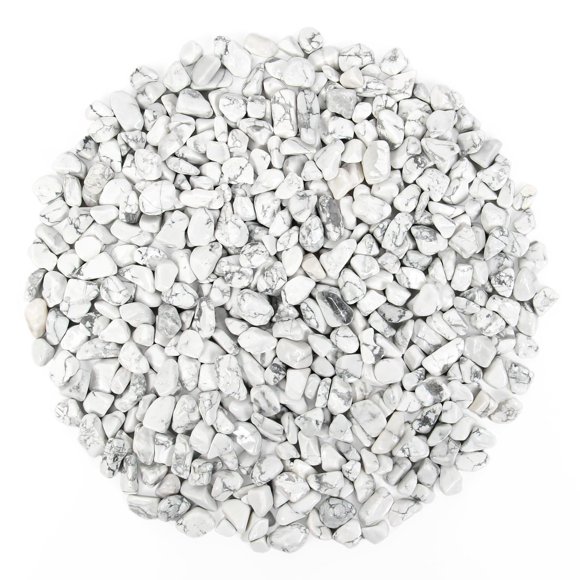 Fragmentos de Cristal Howlite Natural Orientrea 500 g 8‑12 mm