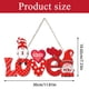 thumbnail image 3 of Letrero de San Valentín para puerta, diseño de corazón de San Valentín, para colgar en la pared, para mesa, ventana, puerta, decoración de pared, 3 of 5