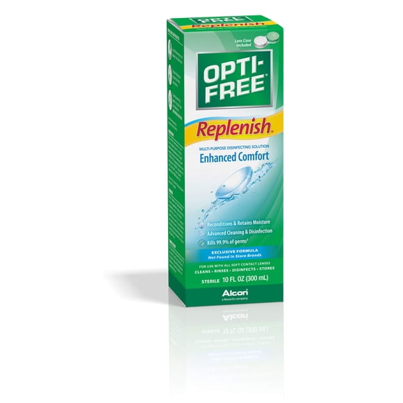 Solución para Lentes de Contacto Opti-Free Replenish 300 ml con Estuche