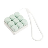 Bothyi - Juguete Antiestrés Con Teclado, Divertido Y Resistente, Accesorio Portátil Para Amantes, Abalorio Para Teléfono, Color Verde