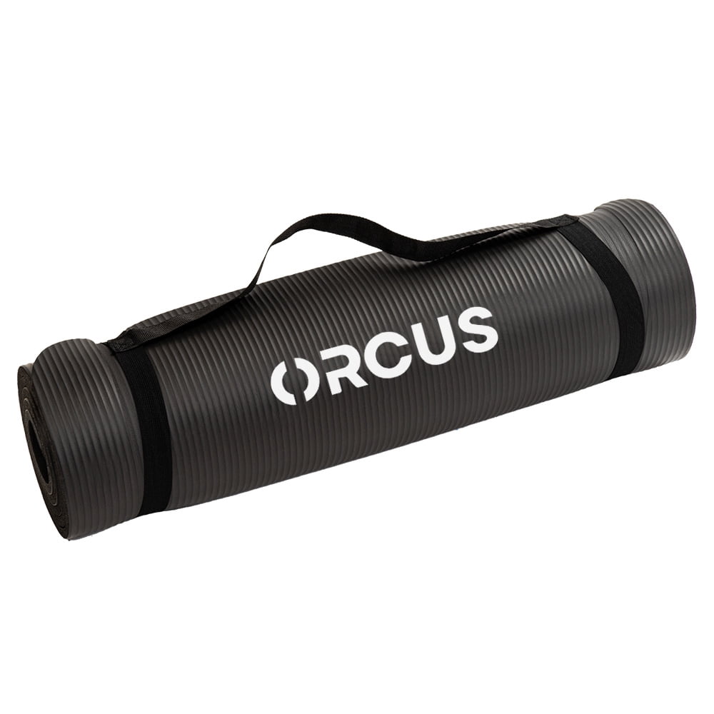 Mat De Yoga Y Pilates Alta Densidad 10mm Orcus Negro