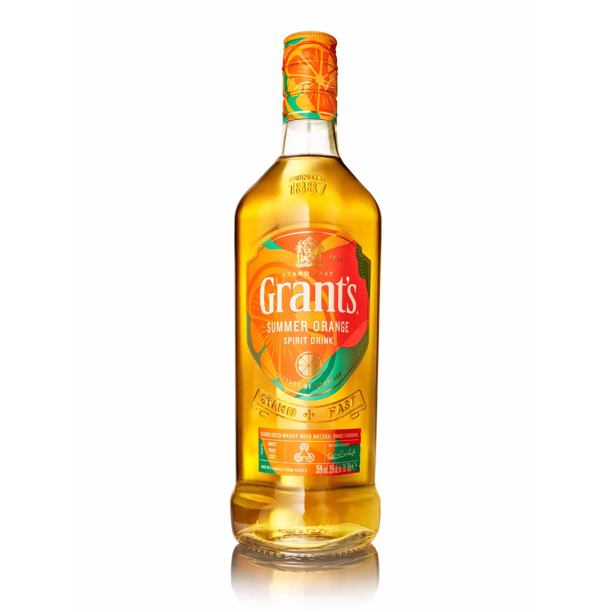 Whisky Blended Scotch Summer Orange 35° Botella 700 ml Grant's