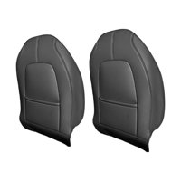 Ioensy - 2 Count Backseat Protection Mat Kick Guard Para Tesla Model 3 Model Y Black