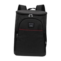 Ioensy - Mochila Cooler Correas De Hombro Ajustables Bolsa Térmica Para Park Picnic Beach Black