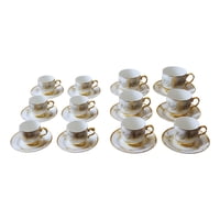 Genérico - Juego Vajilla Tazas Platillos Adorno Mesa Estilo Clásico Jhn