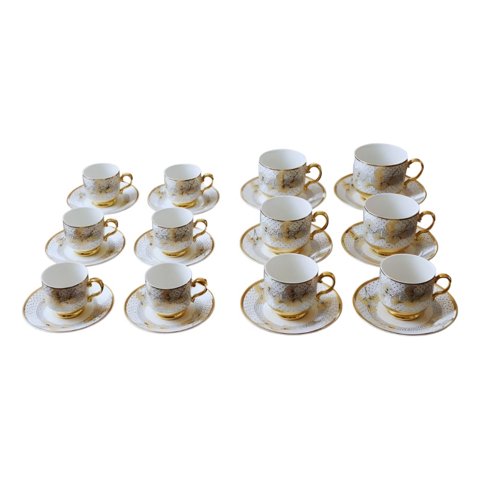 Genérico - Juego Vajilla Tazas Platillos Adorno Mesa Estilo Clásico Jhn