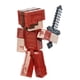 thumbnail image 5 of Figura de acción Mattel Minecraft Earth Steve de 8 cm en piel roja, 5 of 6