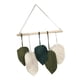 thumbnail image 1 of Tapiz colgante de pared de macramé con hojas, decoración artística de pared con borlas, tapiz tejido hecho a mano de regalo para fiesta, sala de estar, 1 of 5