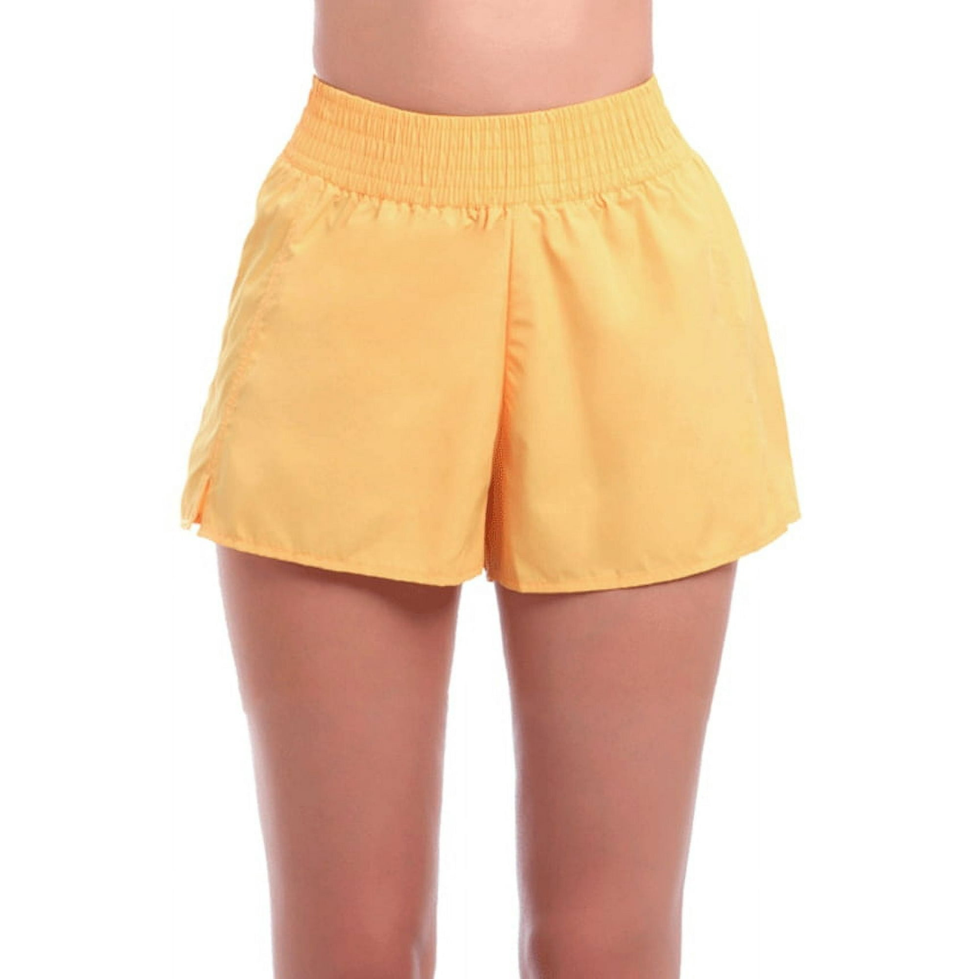 Samia - Short De Natacion Secado Rapido Mujer Amarillo Xl