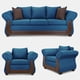 thumbnail image 2 of Juego de living 3-1-1 Tokio Azul, 2 of 8