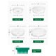 thumbnail image 2 of Bandejas para Plantas GROWNEER Transparentes Surtidas 15-30 cm Paquete de 24, 2 of 8