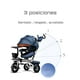thumbnail image 2 of Triciclo Reversible Plegable Gris Con Accesorios Lubabycas, 2 of 8