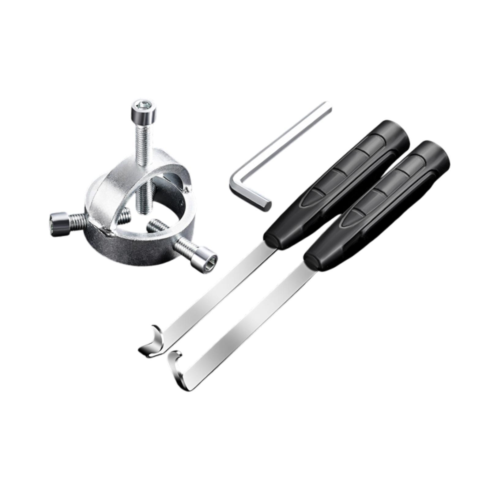 Magideal - Pirador De Ruedas Del Ventilador De La Hoja Del Ventilador, La Limpieza De La Campana De Gama Herramienta De Eliminación De Acero De Carbono Ajustable Llave De Herramienta De Raspado