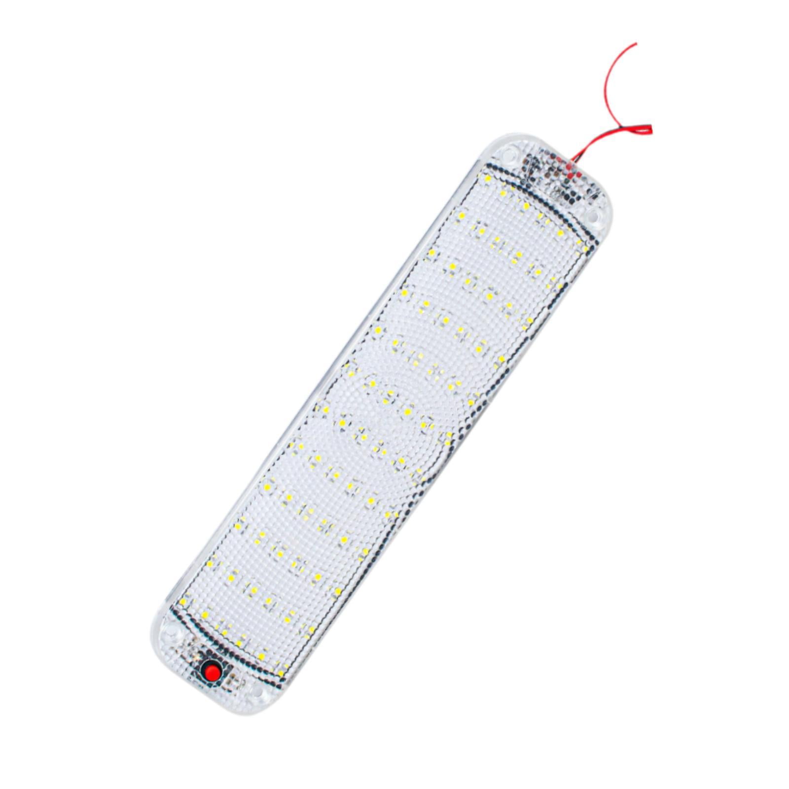 Ioensy - Barra De Luz Interior Led Genérica, 72 Led, Luz De Techo Para Camión, Remolque, Coche