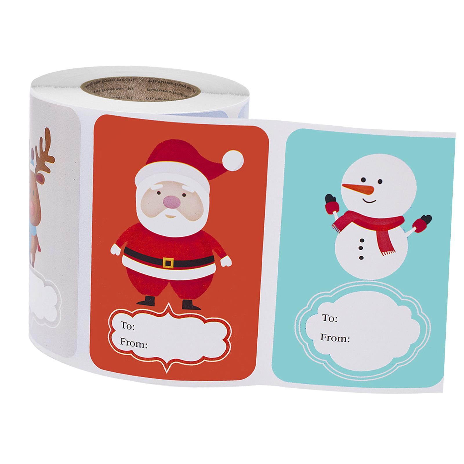 Bothyi - 250 Piezas De Pegatinas Navideñas De Dibujos Animados, Pegatinas De Sobre, Decoración Navideña