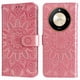 thumbnail image 5 of Funda tipo cartera FOXDOCK para Honor Magic 6 Lite , diseño girasol en relieve, cuero PU, cierre magnético, soporte y tarjetero, 5 of 5