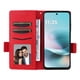thumbnail image 5 of Funda Cartera para Motolora Moto G57 Tapa Flip con Ranuras y Soporte Rojo, 5 of 5