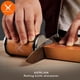 thumbnail image 2 of Afilador de Cuchillos Aierlian Rodillo Madera 4003000 Grit, 2 of 3