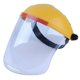 thumbnail image 2 of Tocado Seguridad Soldadura Protector Facial Antipolvo A Prueba De Salpicaduras Amarillo + Blanco, 2 of 5