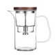 thumbnail image 2 of Tetera De Cristal De 550ml, Infusor De Té, Hervidor Resistente Al Calor Para Hoteles, Hogar, Oficina, Mango Transparente, 2 of 5