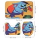 thumbnail image 3 of Perro ayudante-theme 4-Piece Shower Curtain Set with Rugs, Waterproof Bathroom Decor Set Includes Bath Mat, U-Shaped Rug, Toilet Lid Cover and Curtain with Hooks, 3 of 6