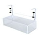 thumbnail image 3 of Estante De Almacenamiento Lateral Debajo Del Escritorio, Ahorro De Espacio Para Accesorios Escolares De Sala De Estar, Blanco, 3 of 5