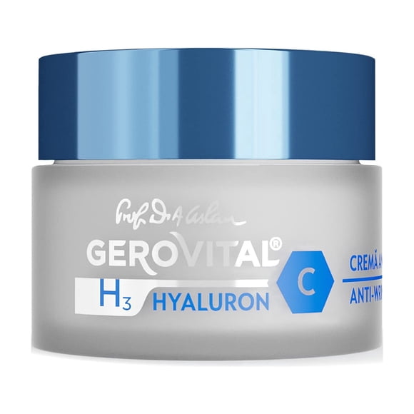 Crema Facial Nocturna Gerovital 50 ml Hyaluron C Antiarrrugas