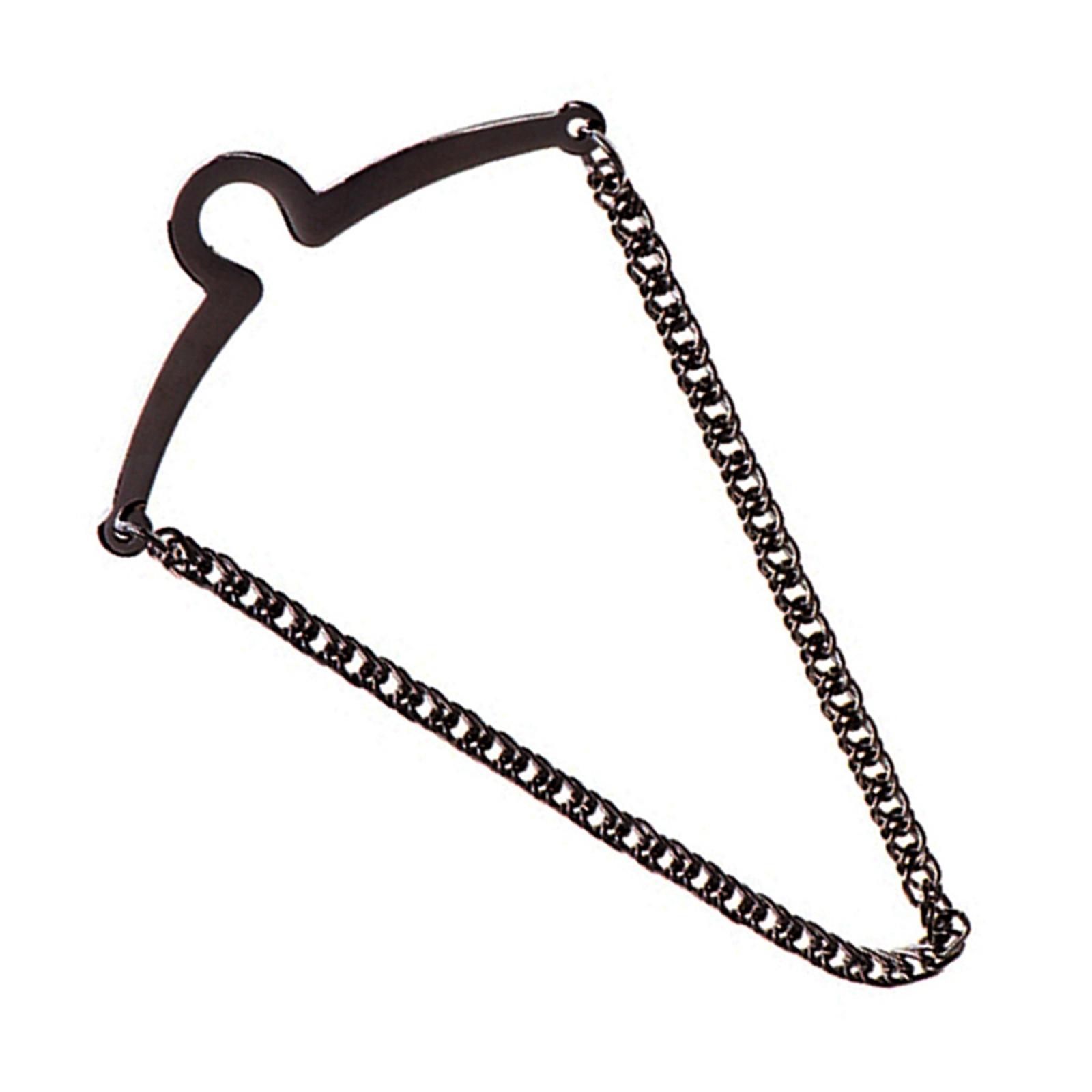 Magideal - Clips De , Clip Fijo Colgante Tie Bar Clip Vintage, Cadena De Eslabones Clásicos Para Hombres Cravat Collar, Ropa, Negocios, ,