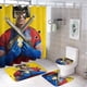 thumbnail image 1 of Juego de Cortina de Ducha y Alfombras Desmarcar Pacificador 4 Piezas, 1 of 6