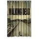 thumbnail image 1 of Cortina de ducha de muestra de The Walking Dead, juego de cortina de baño con ganchos, tamaño 66 x 72 pulgadas, 1 of 3
