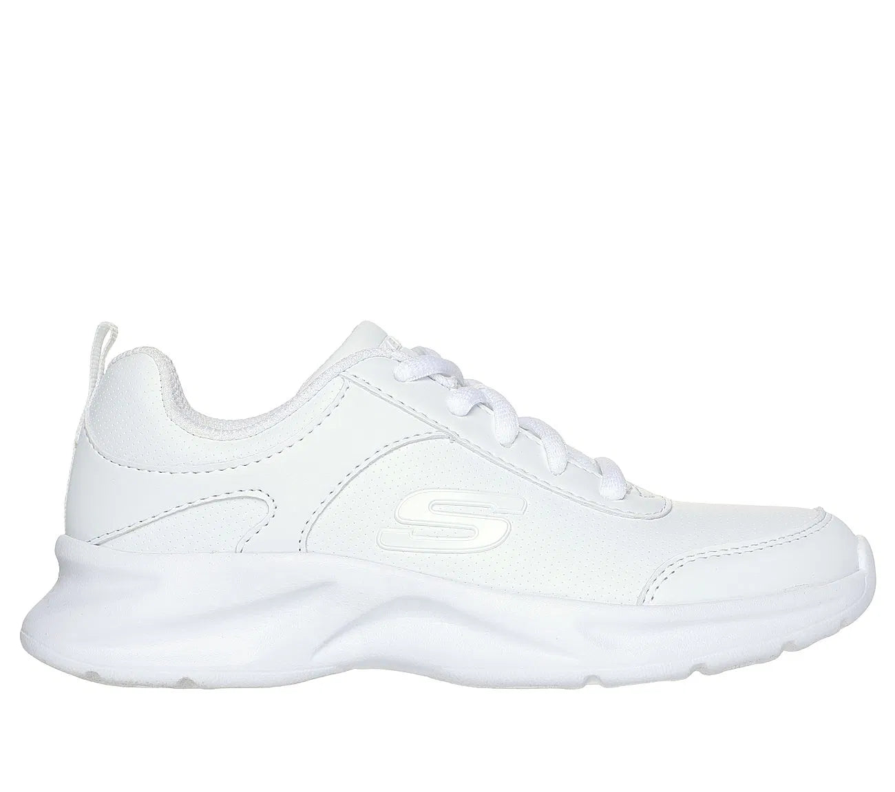 Zapatillas Skechers Escolar Dynamatic | 302630L-Wht - Talla 34