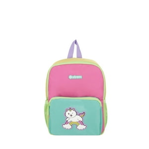 Mochila Xtrem Play-Time 5Xt Gato Verde Menta