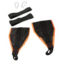 Magideal - Correas Abdominales Colgantes, Cinturón Abdominal, Correas Para Tríceps, Forro Suave Y Cómodo, Equipo De Ejercicio, Práctico Cinturón De Entrenamiento Naranja