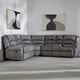 thumbnail image 1 of Sofá Seccional Reclinable Moderno Gris 5 Cuerpos + Consola Castle, 1 of 14