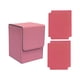 thumbnail image 3 of Caja de baraja de cartas grande para coleccionar cartas con separadores Estuche de baraja de cartas Juego coleccionable Rosa, 3 of 5