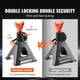 thumbnail image 3 of Auto Jack Stands VEVOR con capacidad de 3 toneladas (6,000 libras) con doble cierre, 3 of 9