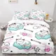 thumbnail image 2 of Rainbow Cat Bedding Set Single Twin Full Queen King Size Kawaii Girl Bed Set Aldult Boys Bedroom Duvetcover Sets 3D Print 013, 2 of 5