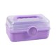 thumbnail image 3 of Caja Organizadora Multiusos De Primeros Auxilios Para Manualidades, Accesorios Para El Cabello, Joyería, Violeta, 3 of 5
