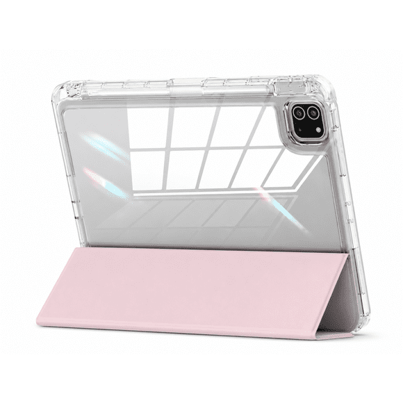 Carcasa Smart Cover Clear Para iPad Air 11 M4 2026 Rosado