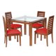 thumbnail image 1 of Comedor Barcelona 10X10 Con 4 Sillas Rojo, 1 of 2