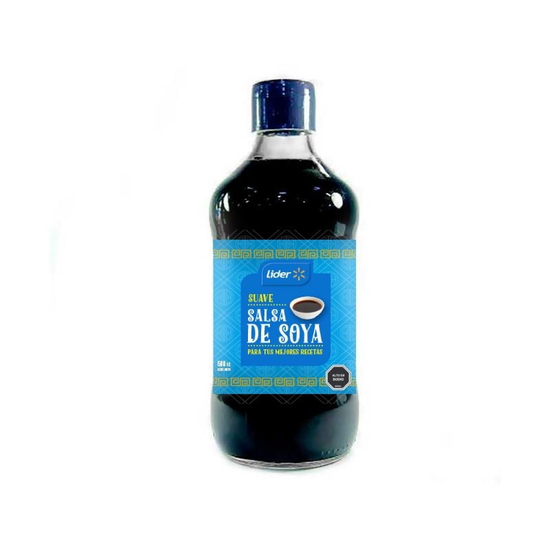 Salsa De Soya Suave Botella 500 g Lider
