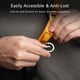 thumbnail image 4 of Funda Alto para AirPods 4 de cuero italiano con llavero, negra, 4 of 6